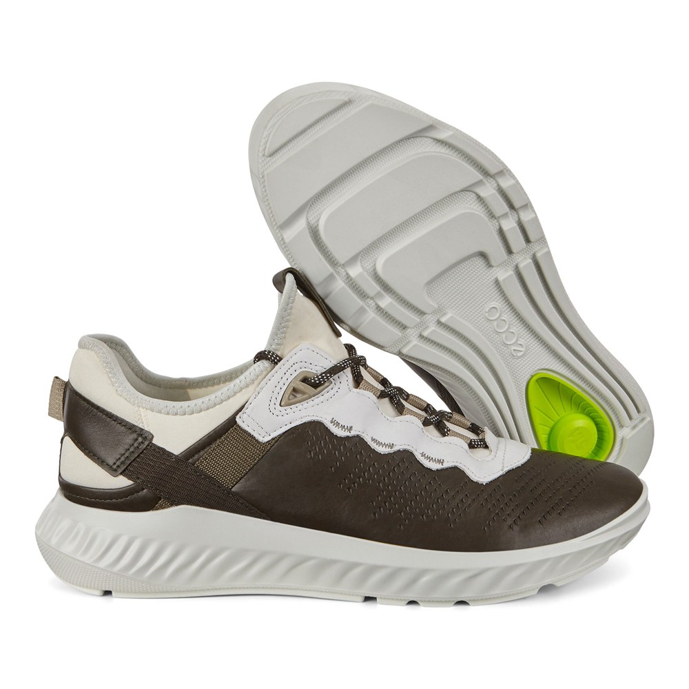 ECCO Mens Sneakers Black/White - St.1 Lites - ECX-917804